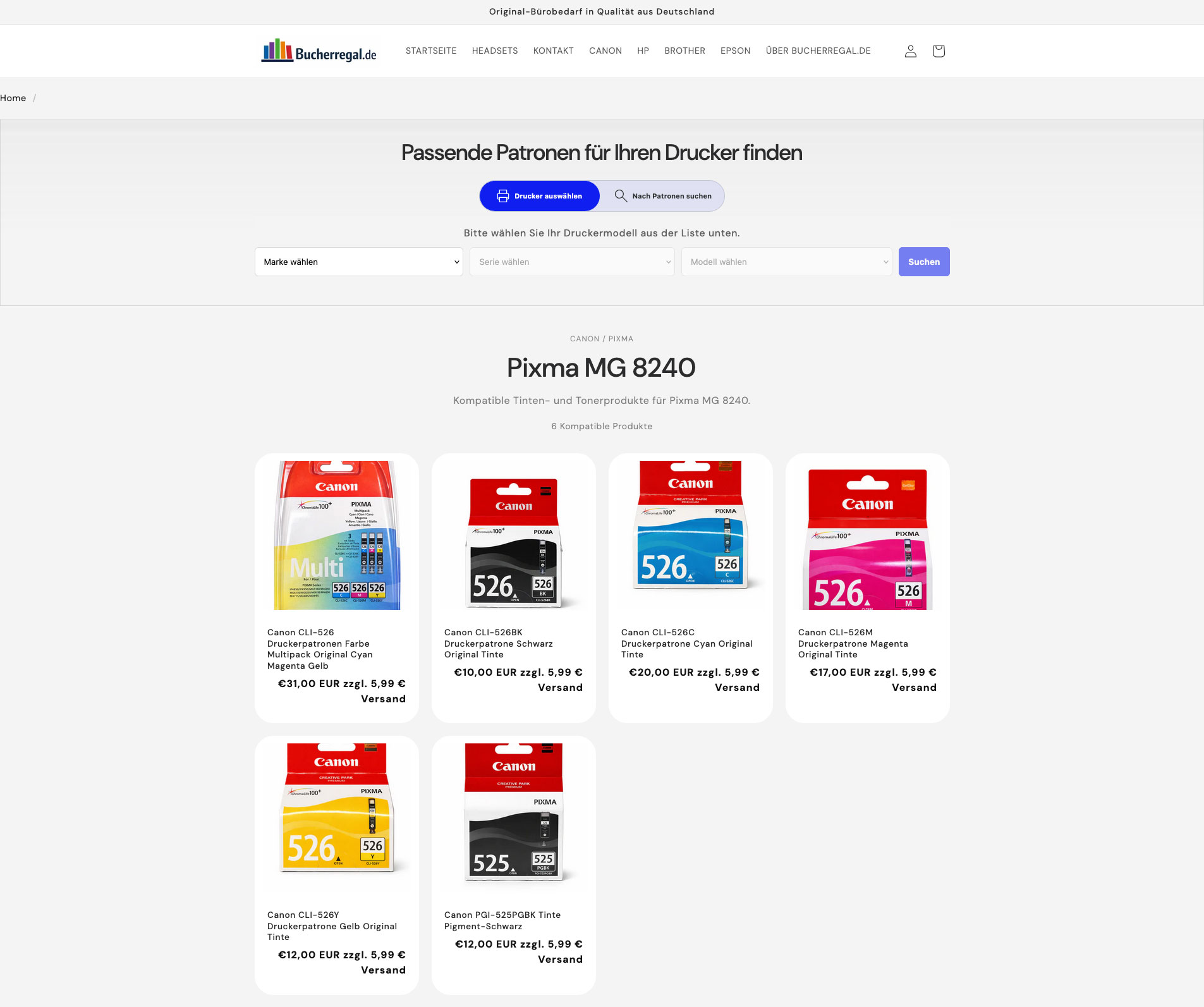 Shopify Printer Compatibility Finder with Automated Sync System ( Custom Sections, Meta Objects, Custom App) Full Image