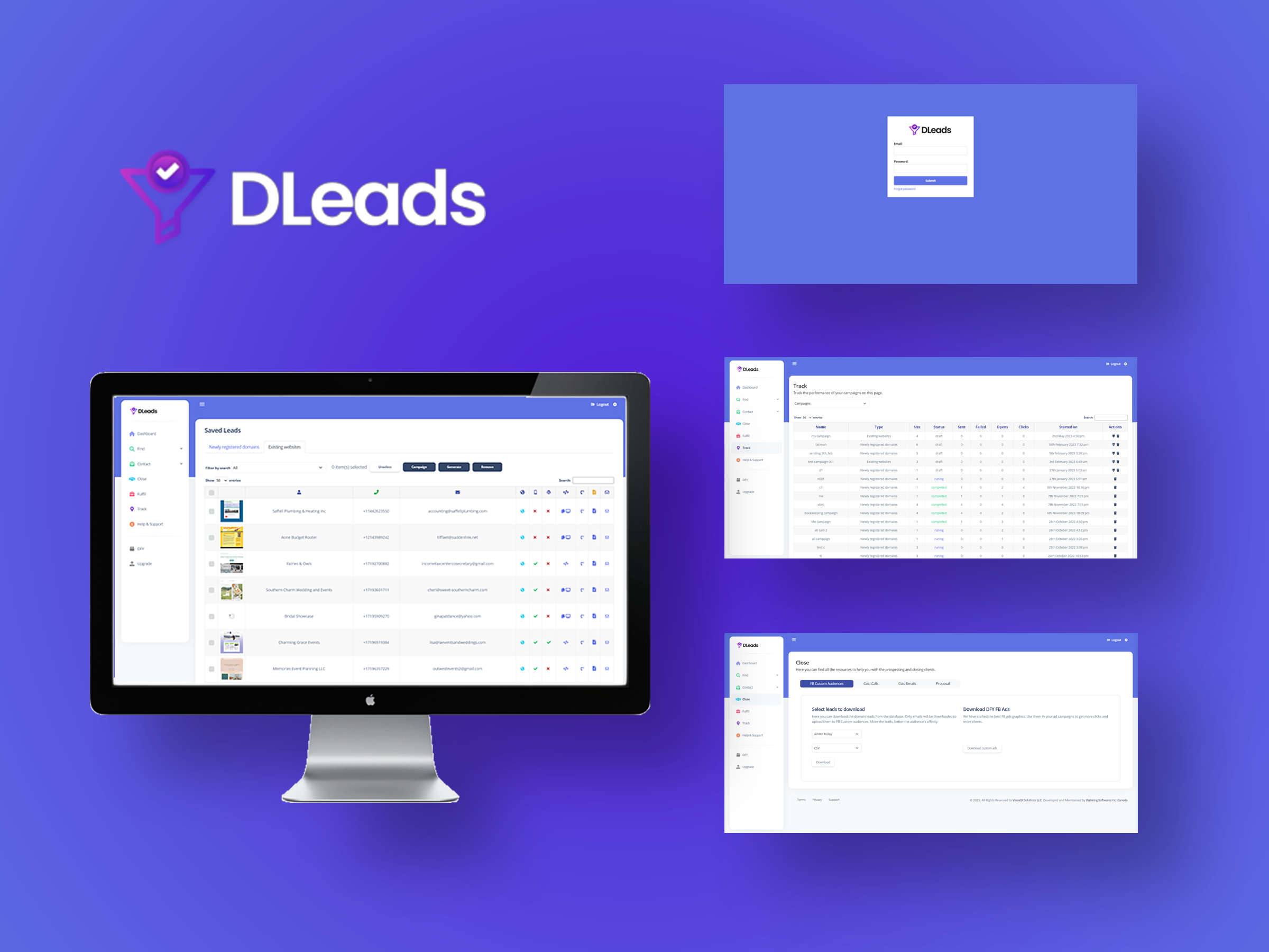 DLeads.io – All-in-One Lead Generation & Outreach SaaS (Laravel)
