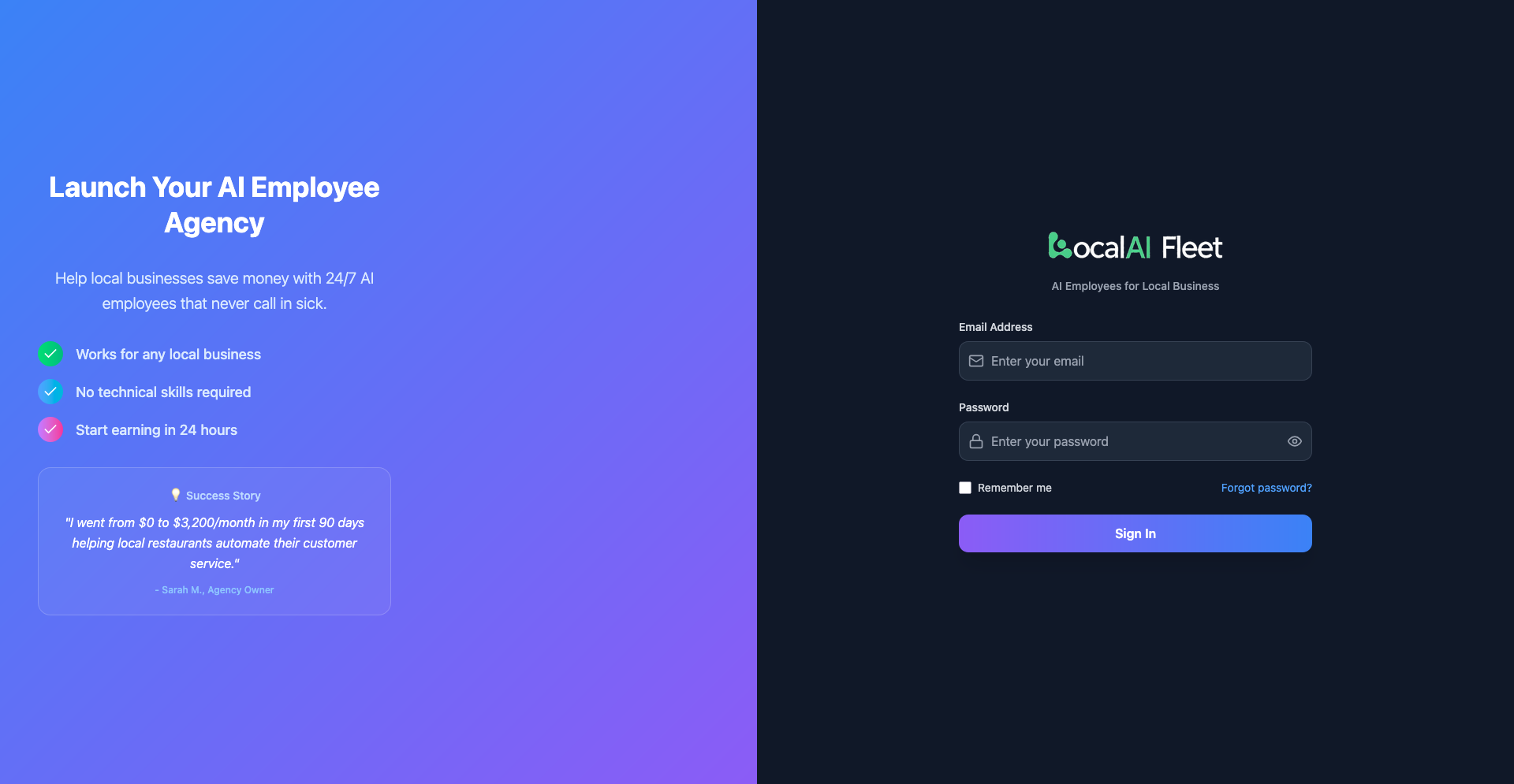Localaifleet – AI-Powered SMS Automation & QR Lead Generation SaaS (Laravel + Tailwind) Full Image