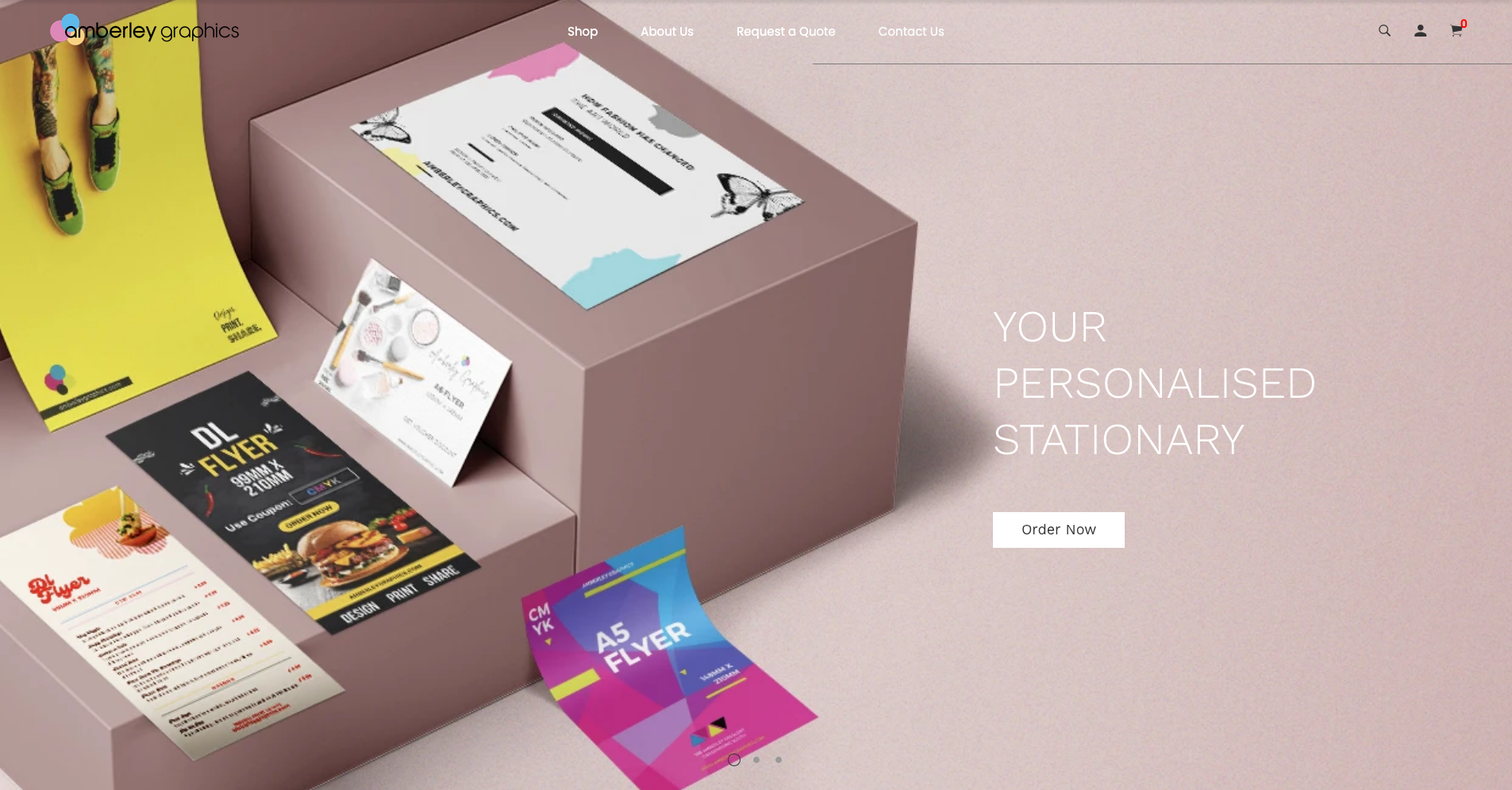 Amberley Graphics – Custom E-Commerce Solution with Order Tracking & Quotes (Laravel+Blade + Angular)