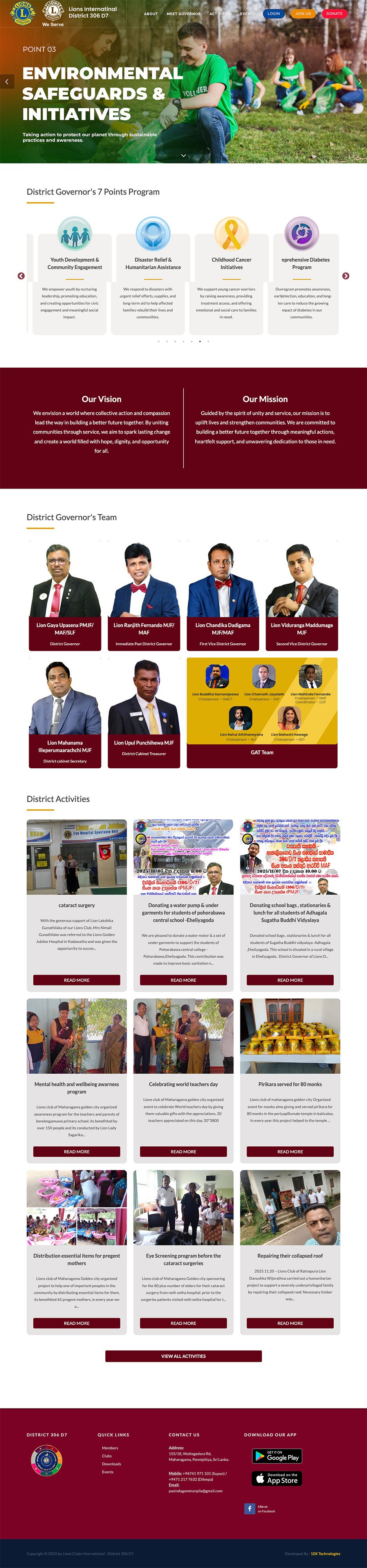 Lions Club Project Management & Evaluation System (CodeIgniter, Laravel, Flutter, Android, IOS) Full Image