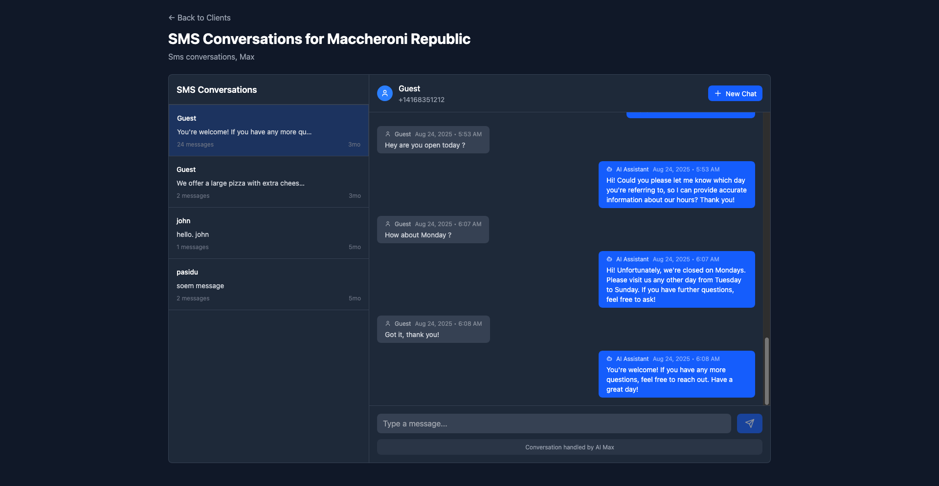 Automated SMS Campaigns
